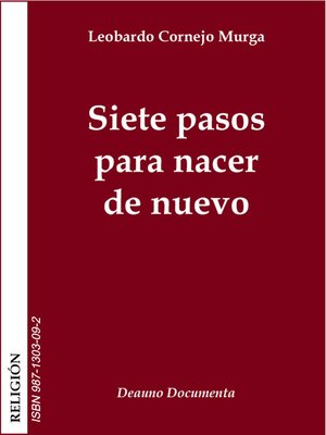cover image of Siete pasos para nacer de nuevo